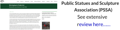 Public Statues and Sculpture Association (PSSA) See extensive review here……